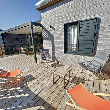 Standing 4 Pers. Avec Piscine Chauffee, Proche Plage, Wifi Inclus - Fr-1-361-514 Chalet Jullouville